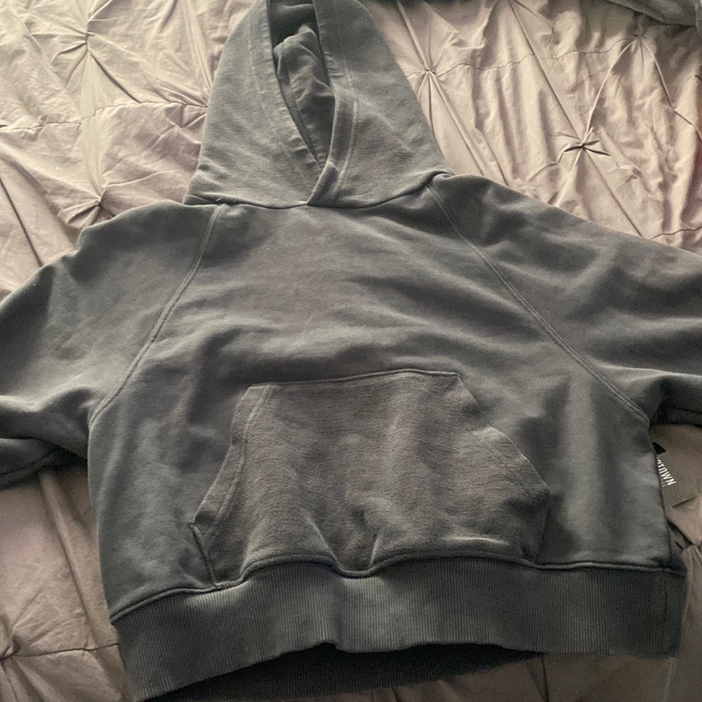 dark grey aerie hoodie